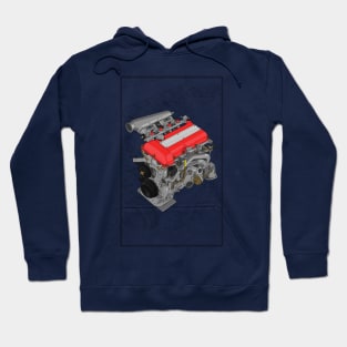 SR20 DET illustration Hoodie